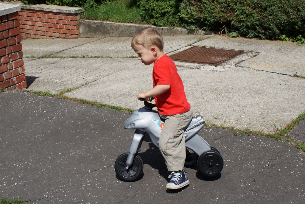 A új motoron